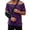 #02Dark Purple, variant on Mens Shoulder Surgery Recovery Shirt, Arm Sling Compatible, Side Snap Open Post-Op Tear Away Tee Gray XL