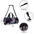 thumbnail image 5 of Unicorn Basketball Bag that Doubles as a Carry on and Travel Tote with Shoe Bag and Interior Zipper Pocket, Size 17.7 Inches, Large Capacity, 5 of 6