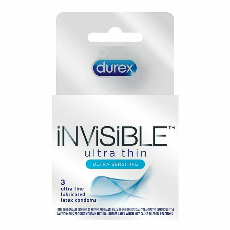 durex invisible ultra thin ultra sensitive lubricated latex condoms 14 Best Sex Lubes of 2025 for Every Level of Freakiness main image 1