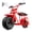 Red, variant on FRP GMB100 Mini Bike Upgraded Frame Roller Frame, No Engine—Tires, Hydraulic Brake, Seat, Fuel System & Wiring, DIY Bolt-On 79/98/196/212/225cc – Black