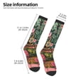 thumbnail image 2 of Yiaed Dog On Floral Couch Print Great elasticity Adult Stockings Sports socks for Men and Women, 2 of 6