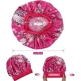 thumbnail image 4 of 4 Pack Satin Bonnet Hair Bonnet for Sleeping-Large Silk Bonnets for Black Women with Elastic Soft Band for Hair Care, 4 of 6