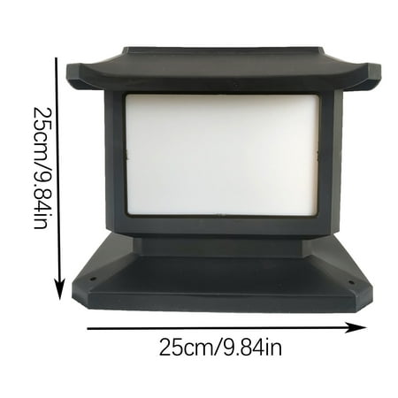 

Solar Column Lamp RGB Outdoor Waterproof Garden Lamp LED Fence Lamp Style Garden Villa