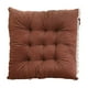thumbnail image 2 of Funda de almohada de pana de color liso con encaje para silla. Cojín de asiento multicolor. Personalizable para sillas. Cojín de fibra de poliéster., 2 of 6