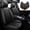 Black, variant on FANOTEK Car Seat Cover Fit for Ford Fusion Edge Taurus Focus Maverick 2000-2026, Waterproof Faux Leather Automotive Seat Cushion Protector Airbag Compatible Front Rear Full Set Black