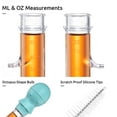 thumbnail image 4 of U-Taste 1.5oz Angled Turkey Baster - 228.2°F Heat Resistant Food Grade Tritan and Silicone Large Octopus Bulb Baster Set with Cleaning Brush for Cooking Basting Meat Poultry Beef Chicken (Aqua Sky), 4 of 8