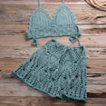 thumbnail image 4 of RUTAYY Swimwear Womens Crocheted Hollowed Out 2PCS Summer Bikini Beach Wear Swimsuit Summer Beachwear, 4 of 6