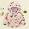 thumbnail image 2 of BAOAOER Infant Rain Jacket Toddler Boys Raincoat Waterproof Boys Girls Lightweight Rain Poncho Cartoon Jacket Windbreaker Zip Up, 2 of 5