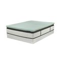 thumbnail image 2 of ViscoLogic Gel Memory Foam Mattress Topper with Bamboo Fibre Washable Cover, 2 Inch King, 2 of 3