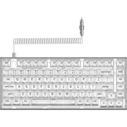 XINMENG X75 Hot Swappable Wired Mechanical Keyboard with Keycap & Switch Puller, White