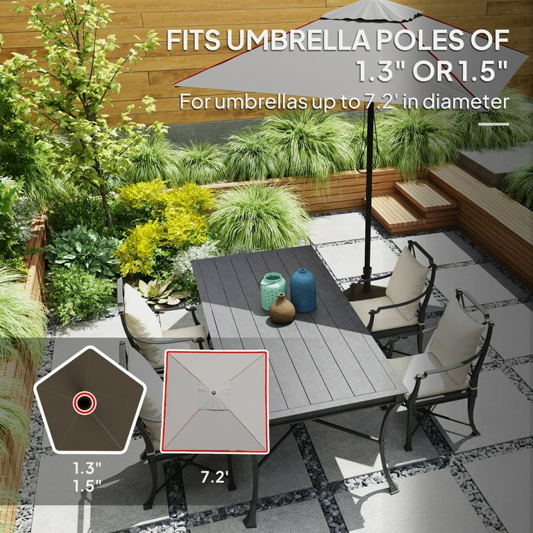 green heavy duty patio umbrella base at walmart Sunnyglade 9' Outdoor Table Umbrella with 8 Ribs Grass 15FT Outdoor Patio Garden Umbrella Introducing our 15ft Outdoor Patio Umbrella the perfect blend of style Outsunny Umbrella Stands & Bases