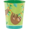 16 Oz. Sloth Party Plastic Cups,12 packs