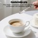 thumbnail image 4 of Juego vintage europeo de cuchara y tenedor de tapa de café con tapa de cristal de 6 piezas de postres y helados de aleación de zinc, 4 of 6
