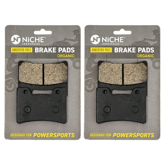Niche Front Brake Pad Set for Yamaha YZF600R Organic Motorcycle 2 Pack 519-KPA2555D