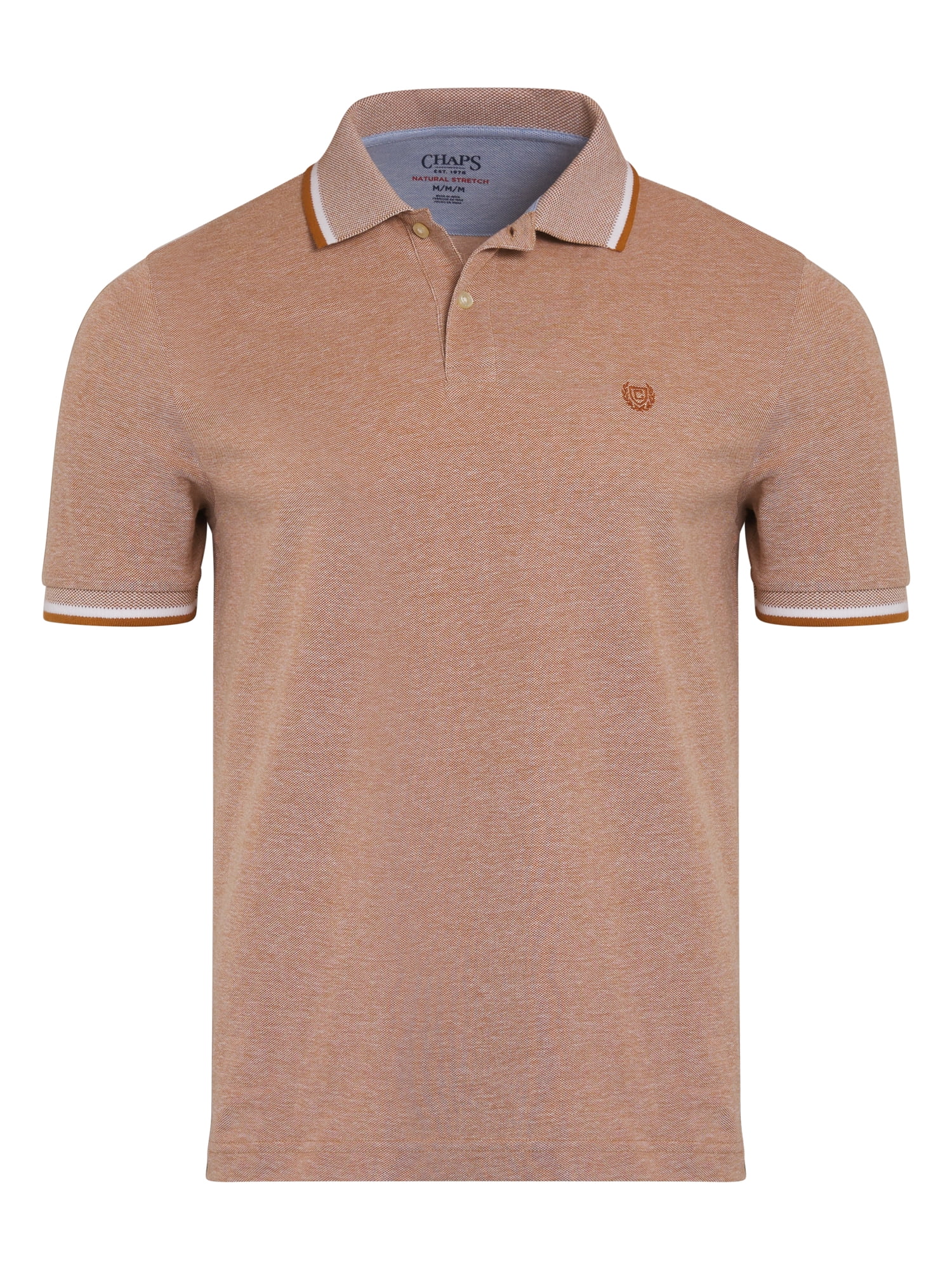Chaps Men's & Big Men's Short Sleeve Stretch Cotton Polo Shirt, Sizes S-2XL
