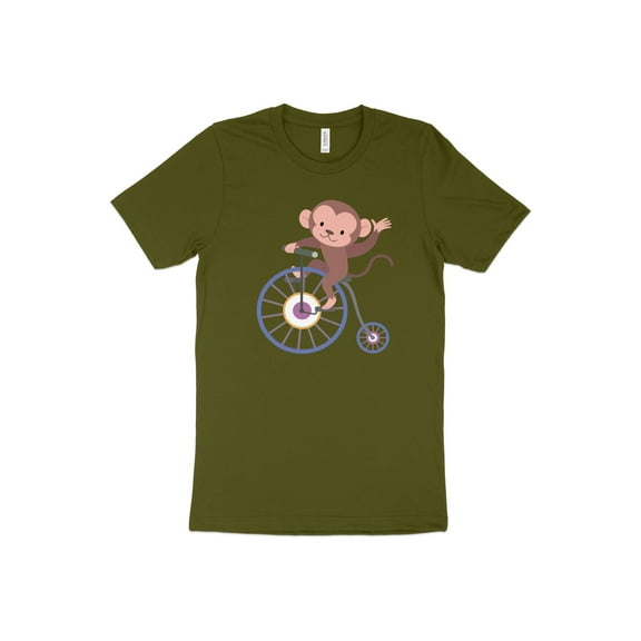 Bicycle Rider Monkey Gift T-Shirt Tee Men Kids Women Tshirt Boys Girls Toddler Kid Cycling Biker Bicycle Dad Father Grandpa Papa