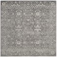 thumbnail image 2 of SAFAVIEH Evoke Collection 6'7" Square Grey/Ivory EVK270S Shabby Chic Distressed Non-Shedding Living Room Bedroom Dining Home Office Area Rug, 2 of 2