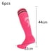 thumbnail image 2 of Dinheiro Calcetines de fútbol hasta la rodilla para adultos - 3 pares de calcetines largos de fútbolAmarillo azul+color fluorescente+rojo rosa, 2 of 5