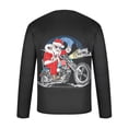 thumbnail image 4 of CEHVOM T-Shirt pour Hommes Décontracté à Col Rond à Manches Longues, Chandail, Imprimé 3D, Imprimé Réaliste, Soldes, 4 of 4