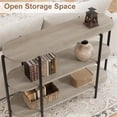 thumbnail image 4 of IdeaHouse Entryway Console Table, 3 Tier Industrial Metal Sofa Table, Behind Couch Table, Farmhouse Hallway Table for Entry, Living Room, Kitchen, and Dining Room - Grey, 4 of 7