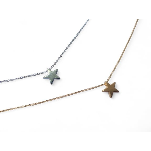 Silver Star Necklaces P30 by Artisan Jeweler