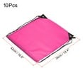 thumbnail image 2 of Unique Bargains 42x34cm Nylon Drawstring Bag Bulk Storage Cinch Backpack Sack, Rose Red 10 Pack, 2 of 5
