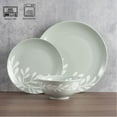 thumbnail image 5 of Mainstays Emelie 12-Piece Stoneware Dinnerware Set Green, 5 of 10