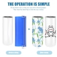 thumbnail image 3 of 2Pcs 20 Oz Silicone Tumbler Wrap Sublimation Silicone Bands Tumbler Mug Press for Tumblers Printing Sublimation Blue, 3 of 5