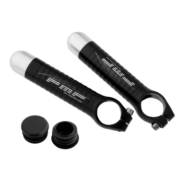 2 unids/set Kusrkot aleación de aluminio manillar extremo barra empuñaduras bicicleta ciclismo Negro