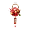 thumbnail image 4 of balikha 2025 Chinese Lunar Year Hanging Decoration 18.5inch Tall Traditional Artificial Fruit for Festival Party Supplies Lightweight Style A, 4 of 9
