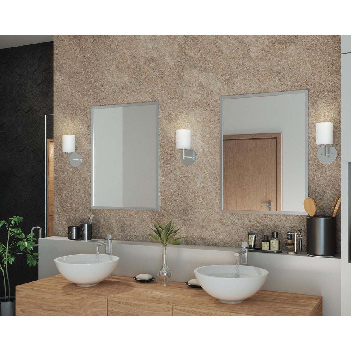 Progress Lighting Replay Collection 9.75" 1 Light Polished Nickel Etched Glass Bath Vanity Light