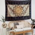 thumbnail image 2 of Tapicería de pared con diseño de mandala, microtela, 150 x 100 cm, 2 of 2