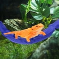 thumbnail image 7 of Unique Bargains Bearded Dragon Hammock Lizard Hammock with Suction Cups and Hooks Bearded Dragon Tank Accessories Reptile Lounger for Chameleon Geckos 1 Set Blue, 7 of 7