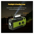 thumbnail image 4 of FM Radio Weather Receiver 4000mAh Multifunctional Solar Hand Crank Radio USB Charging Emergency Radio LED Flashlight Power Ban ,Handy Bright, 4 of 5