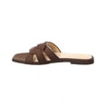 thumbnail image 2 of M by Bruno Magli Alessia Linen Sandal, 9, Brown, 2 of 5