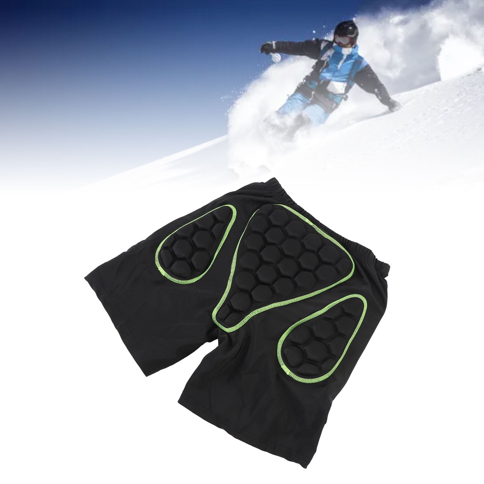 Snowboarding Pants, Hip Protective Padded Shorts Shock Absorption