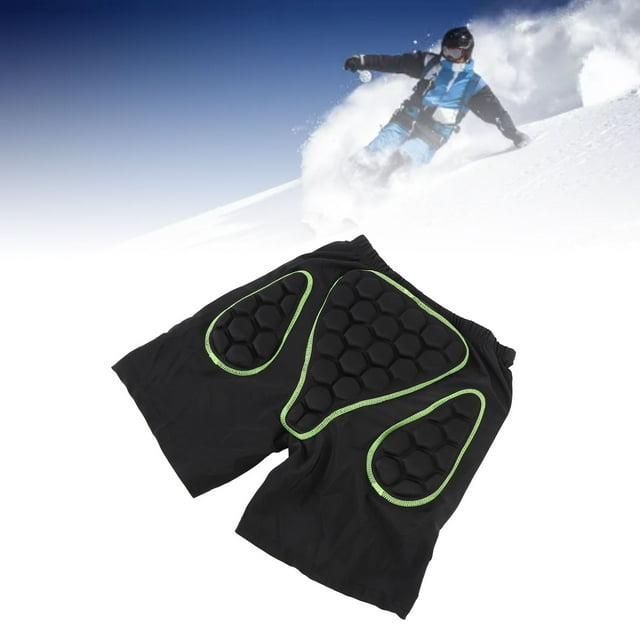 Shorts Rembourrés de Protection, Protection des Hanches et du Coccyx avec Absorption des Chocs en 3D pour le Ski, le Planche à Neige et le Planche à Roulettes