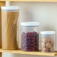 thumbnail image 4 of 300/600/700/1000/1500/2500ml Clear Sealed Jar Bottle Food Storage Can Container, 4 of 8