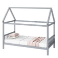 thumbnail image 6 of Twin Bed With House Design - Grey Color Harmony House-shaped Practicality, 6 of 6