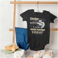 thumbnail image 4 of Dodge Motorsports Drag Racing Hot Rod Romper Boys or Girls Infant Baby Brisco Brands NB, 4 of 6