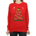 thumbnail image 3 of Elf Womens Christmas Tree Sweatshirt, 3 of 5