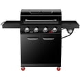 thumbnail image 1 of Black Propane BBQ - 3 Burner + Sear and Side Burners, 1 of 2