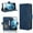 Blue, variant on Case for Unimax UMX U696CL Leather Wallet Cover Magnetic Closure Adjustable Detachable Card HoldLeather