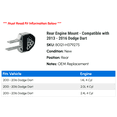 thumbnail image 2 of Rear Engine Mount - Compatible with 2013 - 2016 Dodge Dart 2014 2015, 2 of 2