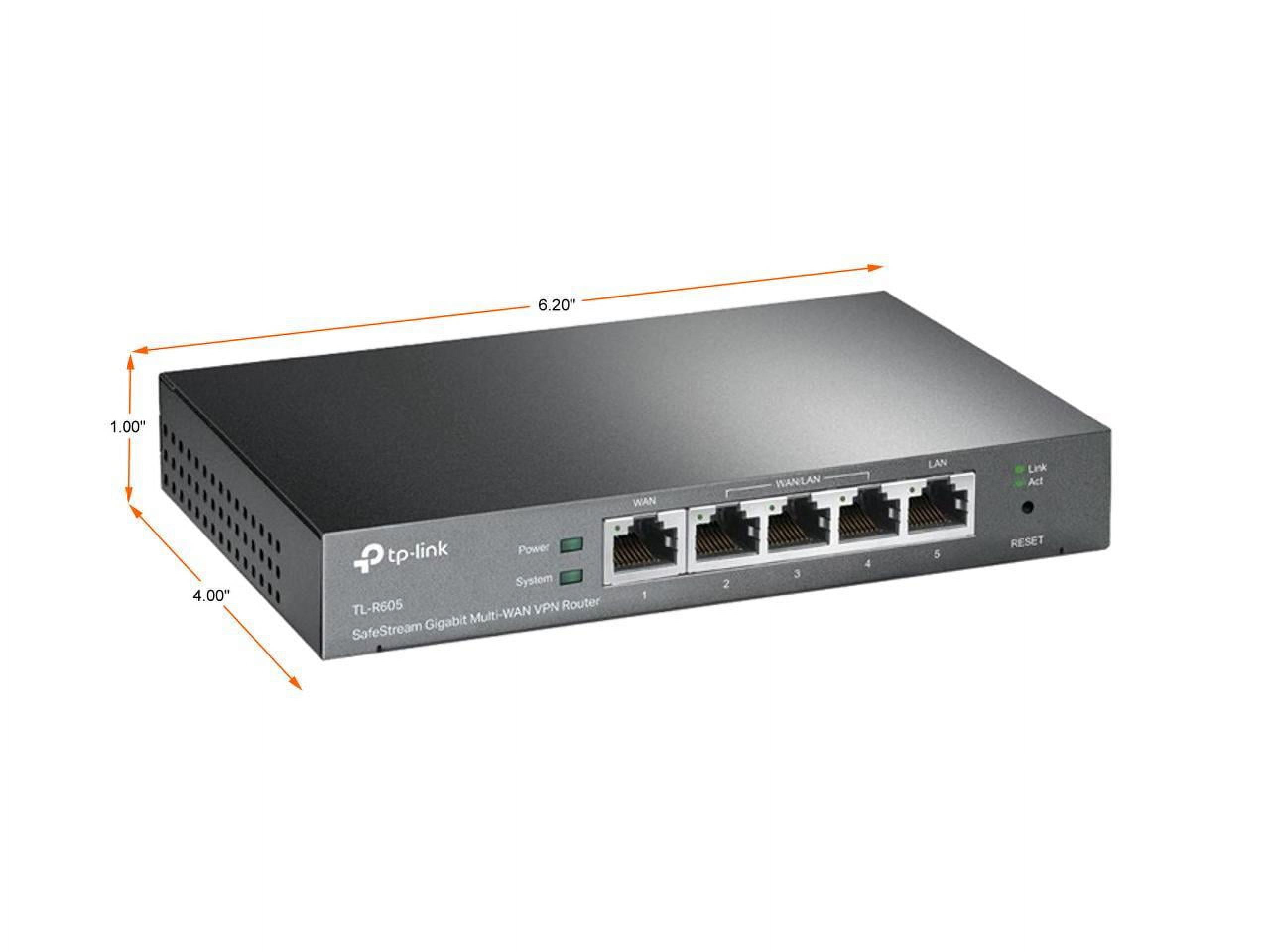 TP-Link ER605 (TL-ER605) Multi-WAN Wired VPN Router | Up to 4