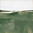 thumbnail image 2 of Isabelle Z 26x26 Black Ornate Wood Framed with Double Matting Museum Art Print Titled - Green Sea, 2 of 4