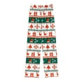 thumbnail image 2 of Odeerbi Kids Boys Girls Christmas Pajama Pants Christmas Tree Snowflake Deer Print Sleepwear Bottoms Elastic Waist Sports Pants Loungewear Pants Outside Lantern Pants White, 2 of 3