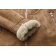 thumbnail image 5 of Chaqueta gruesa y cálida de ante para mujer, Parka de piel de oveja sintética, abrigo de piel de cordero, abrigo Vintage, prendas de vestir, Invierno, 5 of 5
