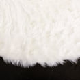 thumbnail image 3 of Safavieh Faux Sheep Skin Vesna Solid Area Rug, Ivory, 5' x 5' Round, 3 of 11