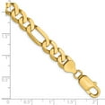 thumbnail image 2 of 14k Yellow Gold Bracelet Chain Styles Figaro 7.5 mm 8 in Flat, 2 of 2